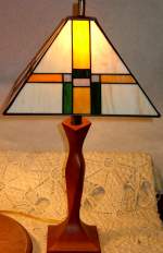 Mission-style lamp