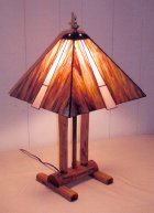 Mission-style lamp