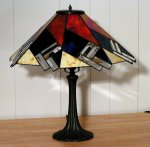 Craftsman-style lamp