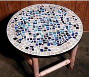 Simple mosaic table