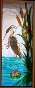 Blue Heron window